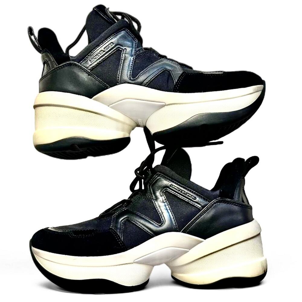 Michael Kors sneakers Olympia women 8.5 lifestyle shoes MK sneakers